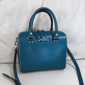 Kate Spade Top Handle Crossbody Bag in Deep Jade Green